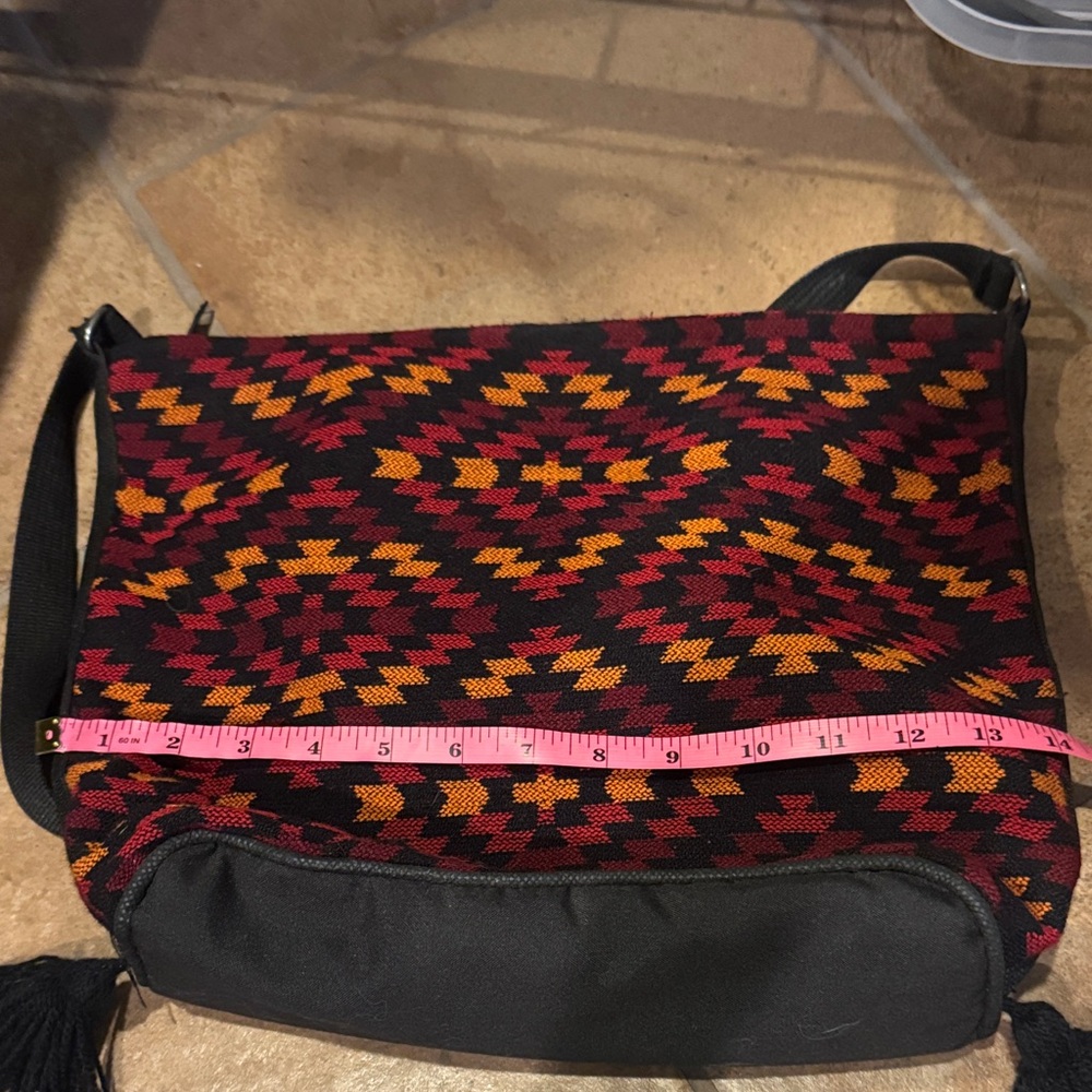 Handmade from Mexico Aztec Print Bag